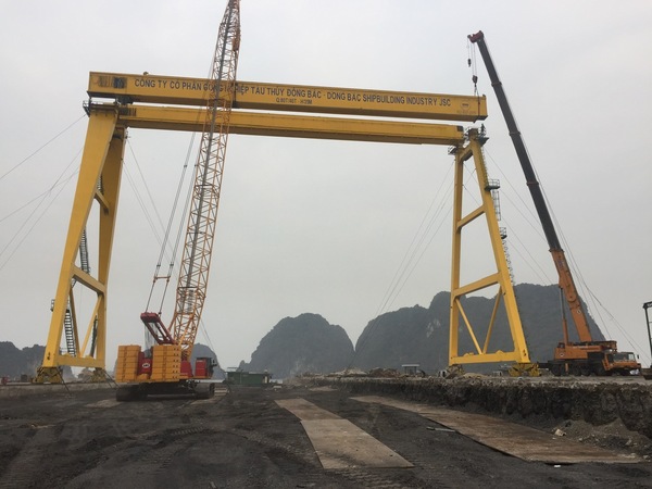  Crane 80T to CTCP Dong Bac Shipbuilding Manufacturing 